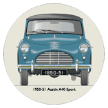 Austin A40 Sport 1950-51 Coaster 4